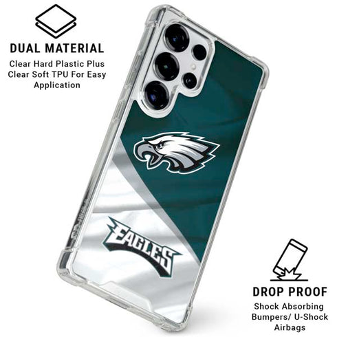 NFL Philadelphia Eagles Galaxy S25 Ultra Clear Case